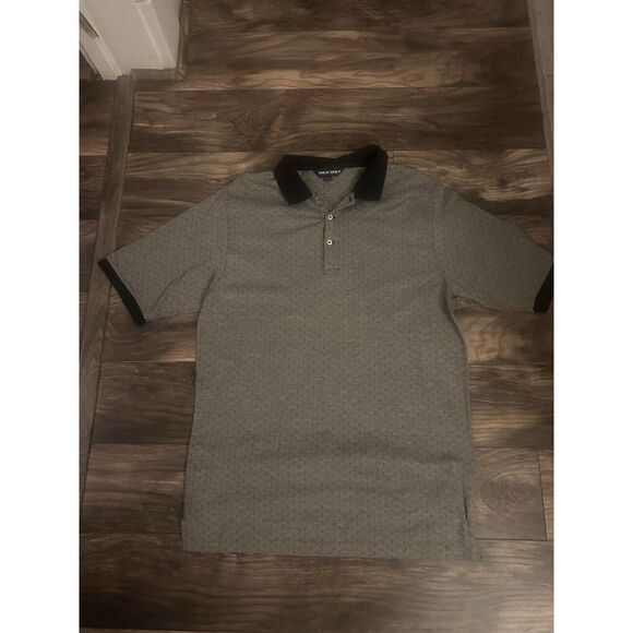 Polo Golf Ralph Lauren Shirt Mens Large Gray Golfer Casual Short Sleeve Polo 188 - Picture 1 of 3